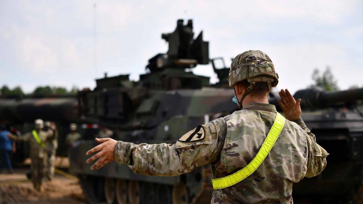 Amerikan piyadeleri Polonya'da