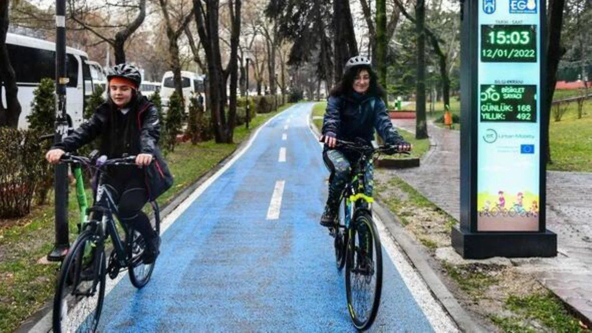 Bu sayaç 'bisiklet kullanımını' ölçecek
