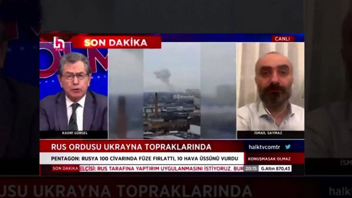 Halk TV sunucusu Gürsel: Rusya-Ukrayna krizine en iyi yanıt Türkiye'de iktidar değişikliğidir