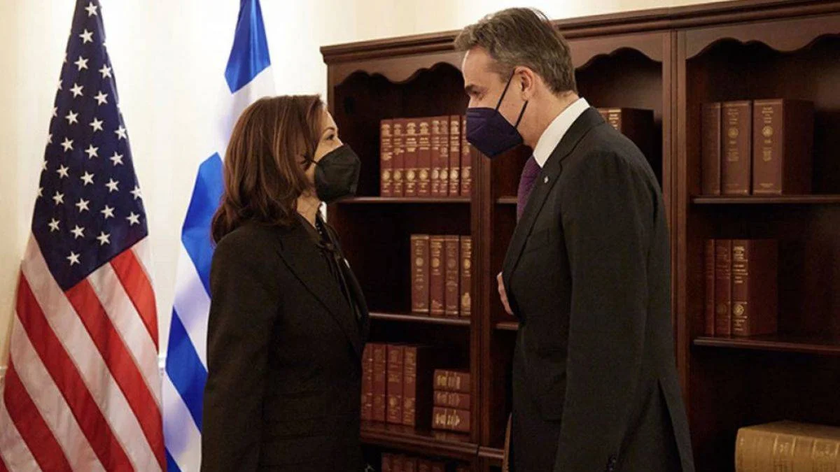 Miçotakis, Türkiye'yi Kamala Harris'e şikayet etti