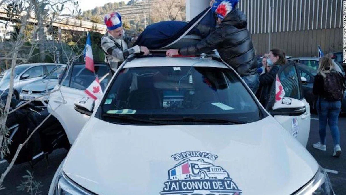 'Özgürlük konvoyu' Brüksel'de de yasaklandı