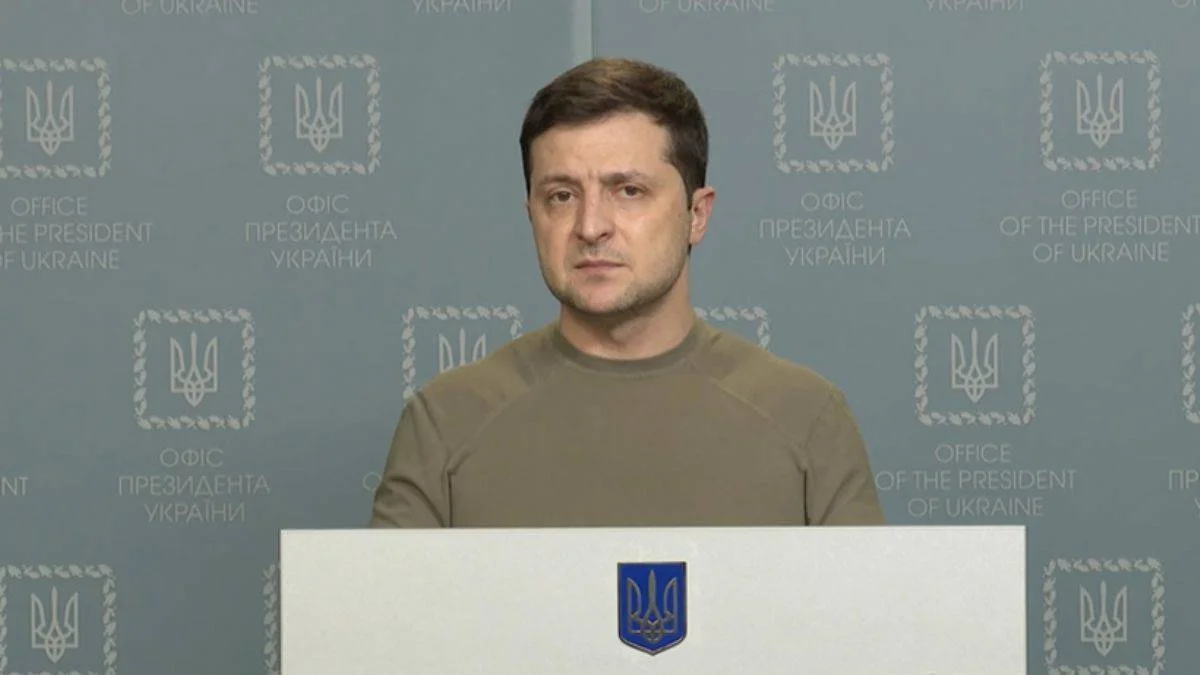 Rusya'nın Kiev saldırıları ardından Zelenskiy kamera karşısında