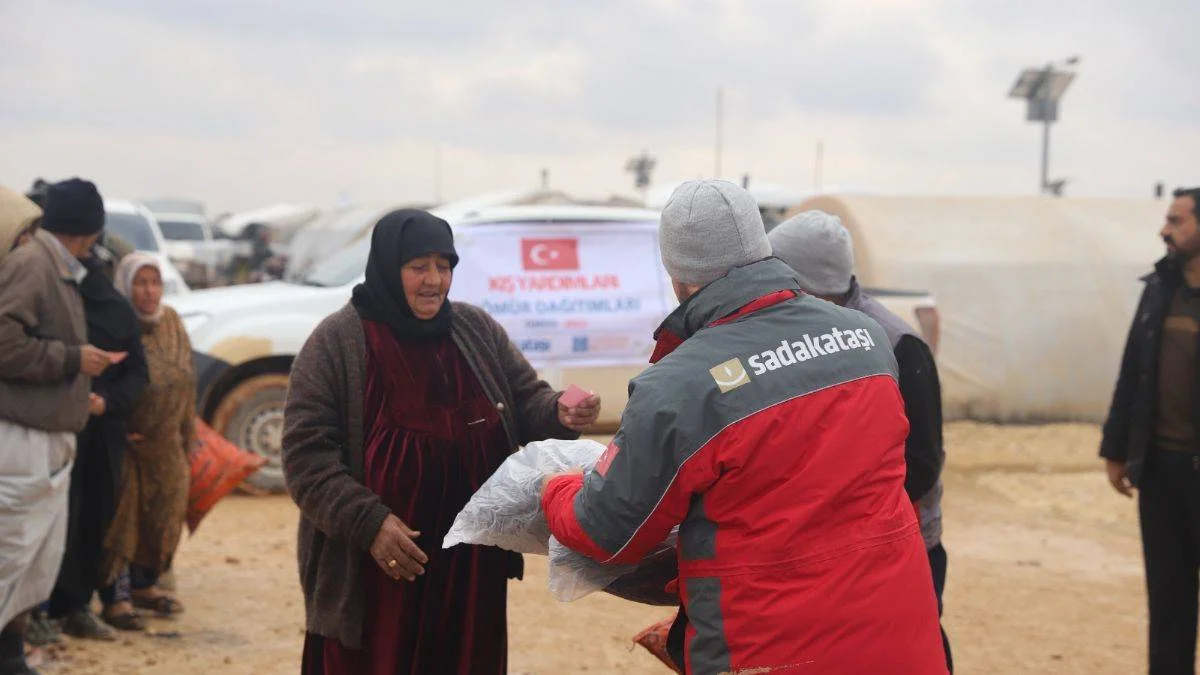 Sadakataşı'ndan Suriye'ye acil yardım