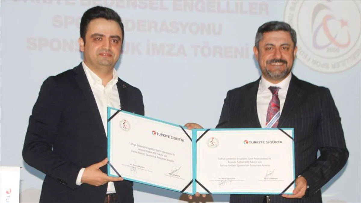 Türkiye Sigorta, Ampute Milli Futbol Takımı'na sponsor oldu