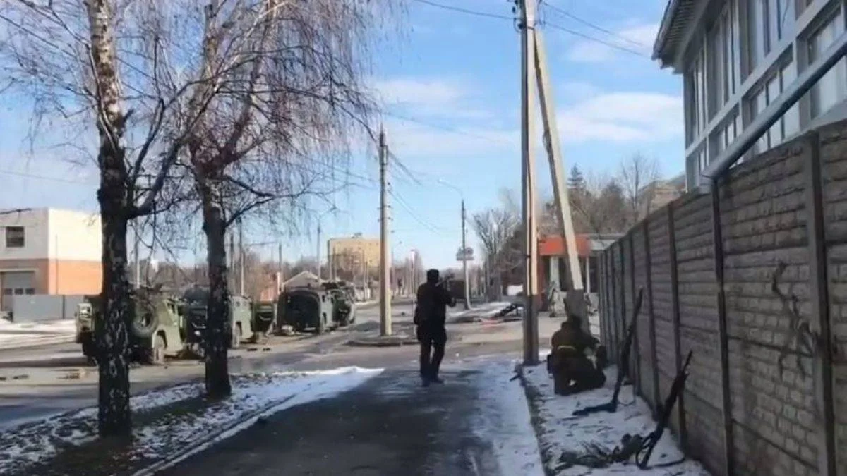 Ukrayna: Harkov'dan çatışma görüntüleri