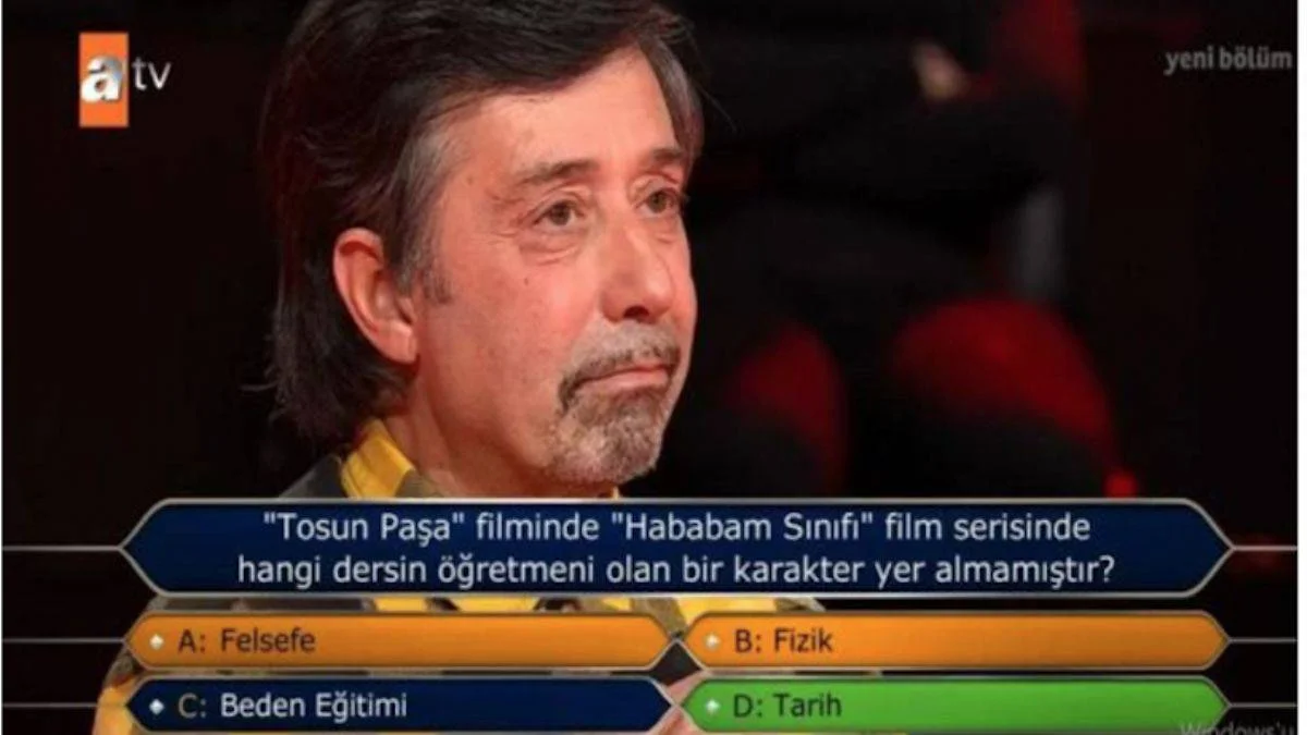 'Zampara Seyfettin' filmiyle tanınmıştı, elendiği soru şaşırttı