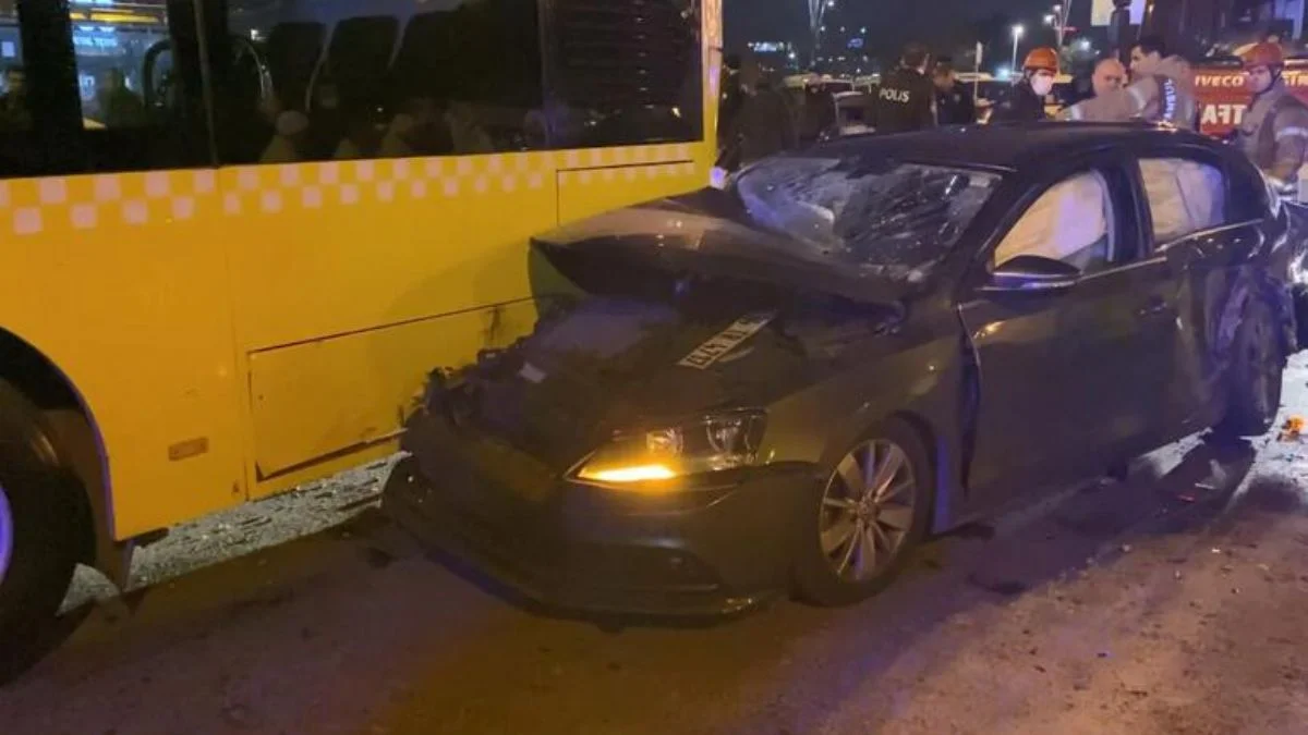 15 yaşındaki sürücü kaza yaptı, 3 kişi yaralandı