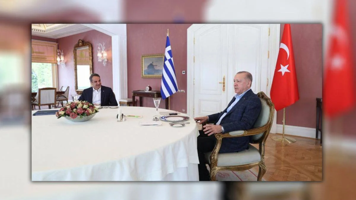 Erdoğan-Miçotakis görüşmesinde merak uyandıran o yemek!