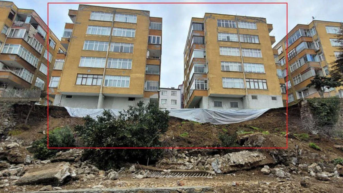 Heyelan her an yıkabilir! Naylonla tedbir aldılar