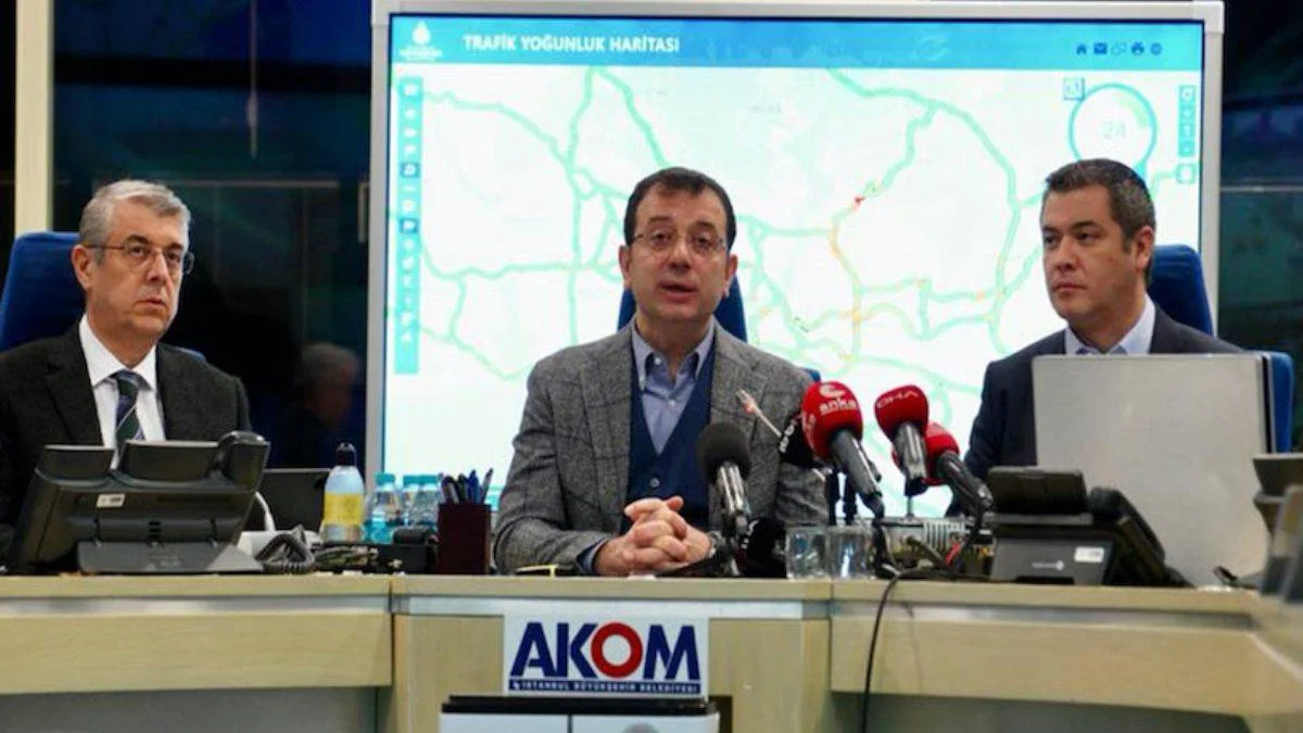 İmamoğlu uyardı: Çok zaruri olmadıkça vatandaşlarımız trafiğe çıkmasınlar