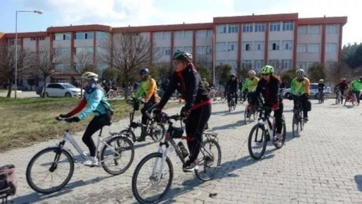 Keşan'da 'Sağlık için hareket, hareket için bisiklet' etkinliği
