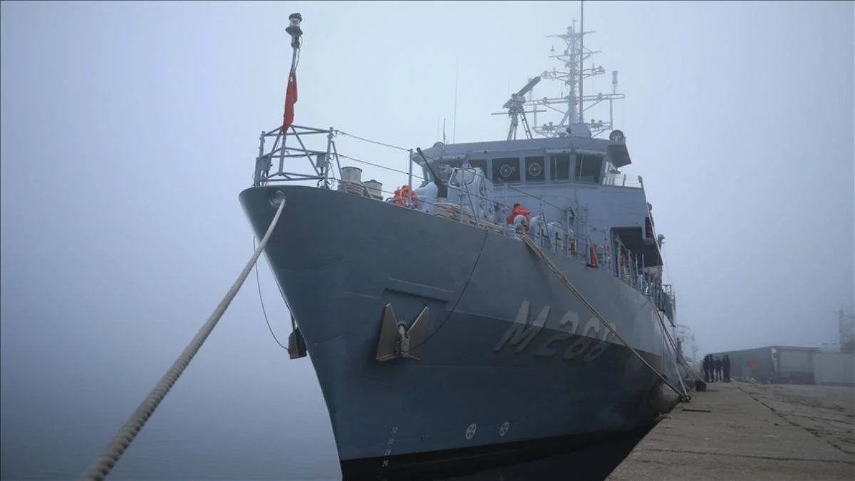 'TCG Amasra' mayın aramaya devam edecek