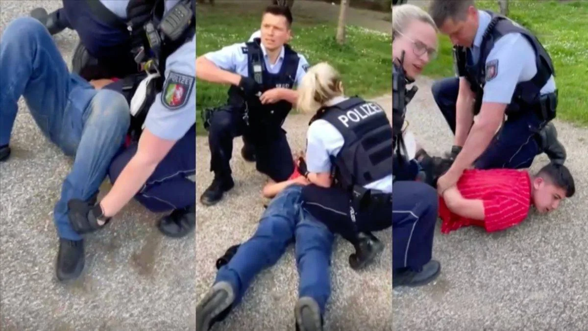 Alman polisine büyük tepki! 13 yaşındaki Türk çocuğa böyle müdahale ettiler