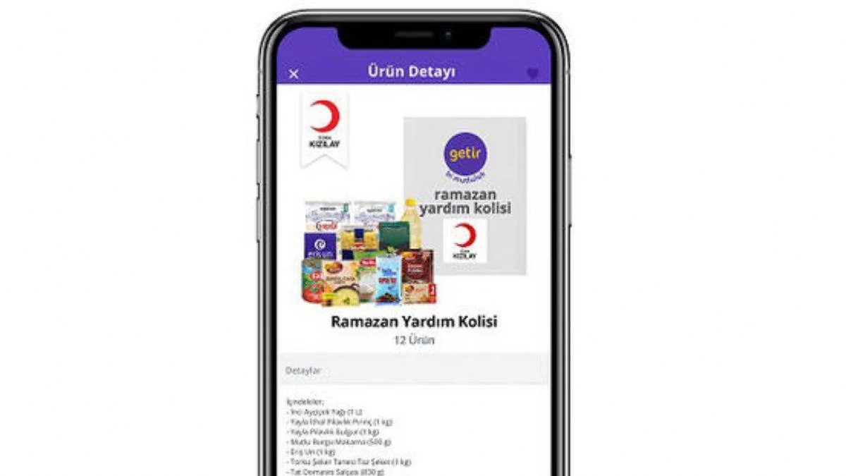 Getir'den Ramazan'da ihtiyaç sahiplerine destek