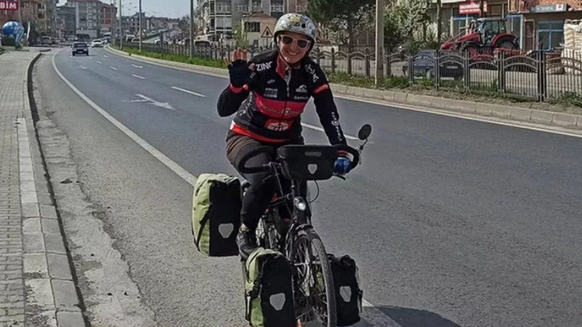 İngiliz gezgin bisikletle dünya turunda
