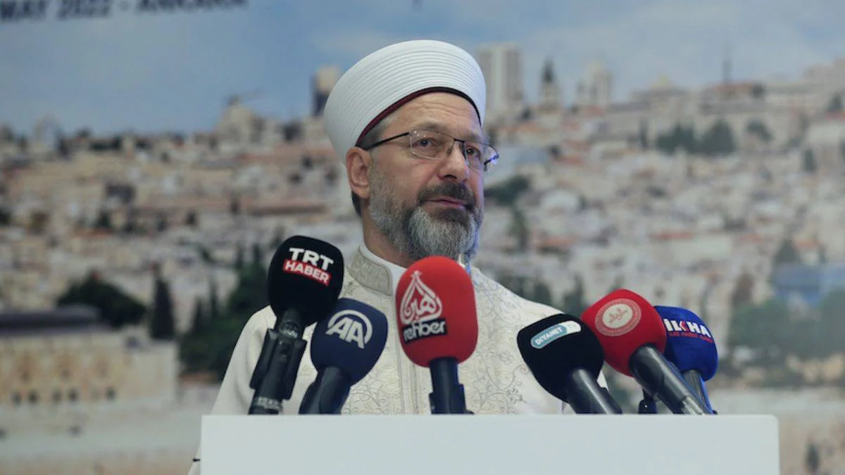 Ali Erbaş: 'Kudüs, İslam'ın yurdudur, emanete sahip çıkmak imanın gereğidir'