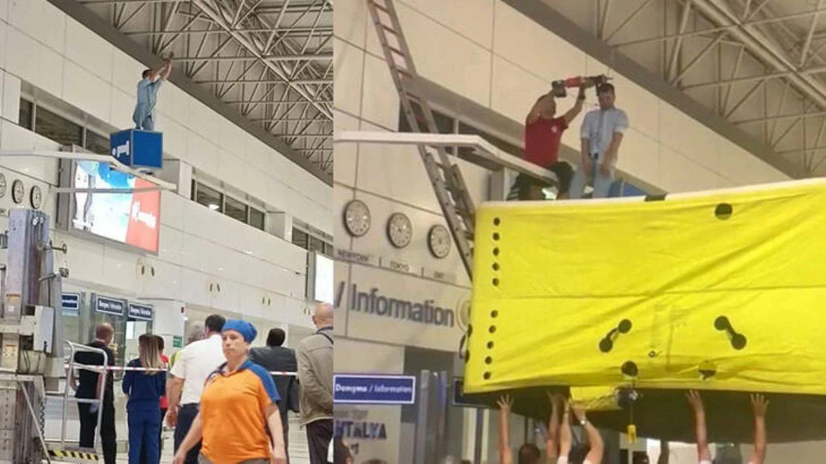 Antalya'da intihar eden Rus turist hava yastığıyla kurtarıldı