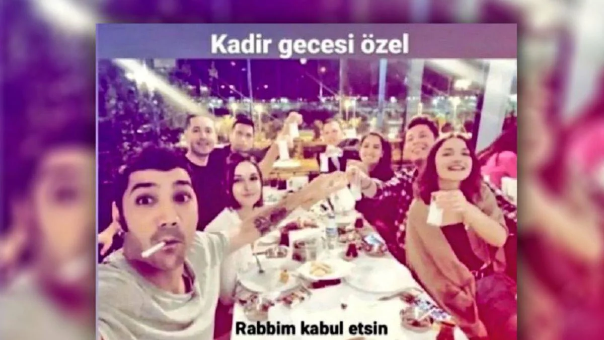 Kadir Gecesi'ndeki içkili paylaşımla ilgili önemli gelişme