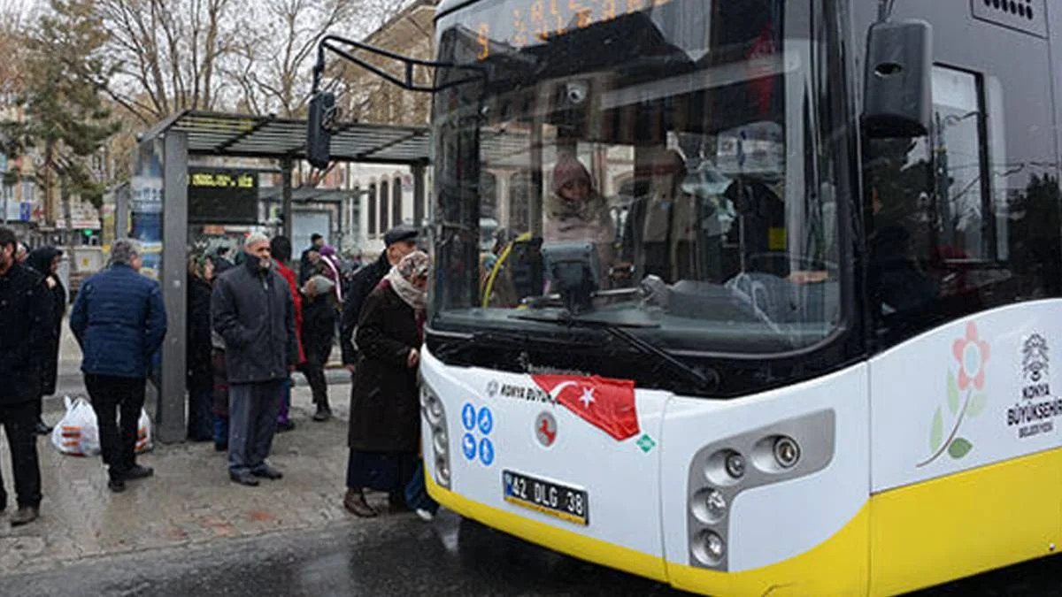 Konya'da 19 Mayıs (yarın) otobüsler ücretsiz mi? Konya'da bugün otobüs, tramvay bedava mı? Konya'da 19 Mayıs'ta belediye otobüsleri, toplu taşıma ücretsiz mi?