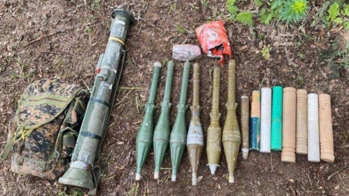 PKK'nın kullandığı mağaradan İsveç yapımı silah çıktı