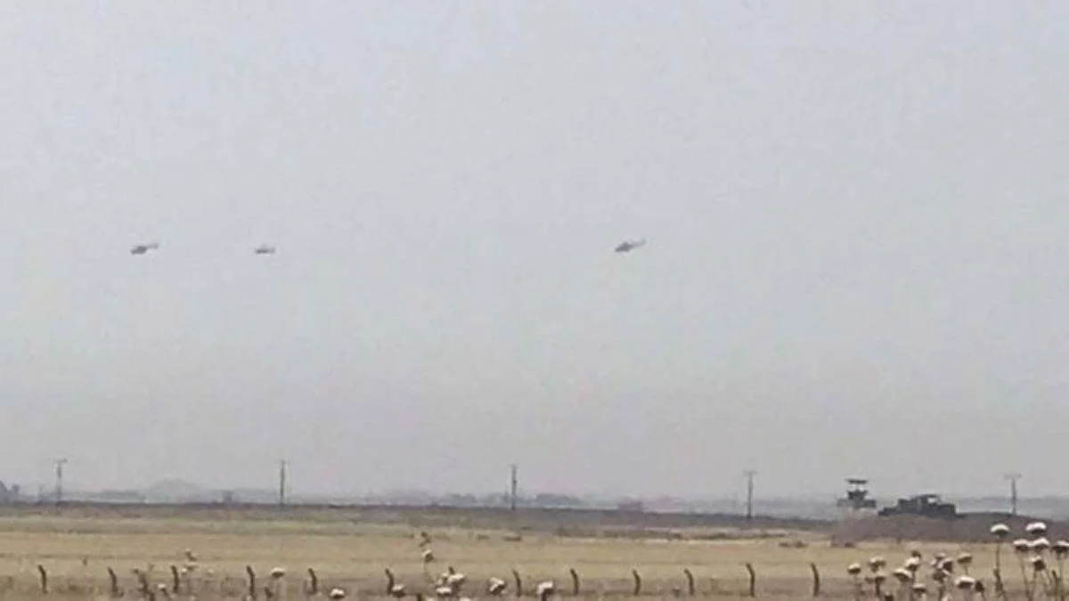 Suriye hattında yoğun helikopter hareketliliği!