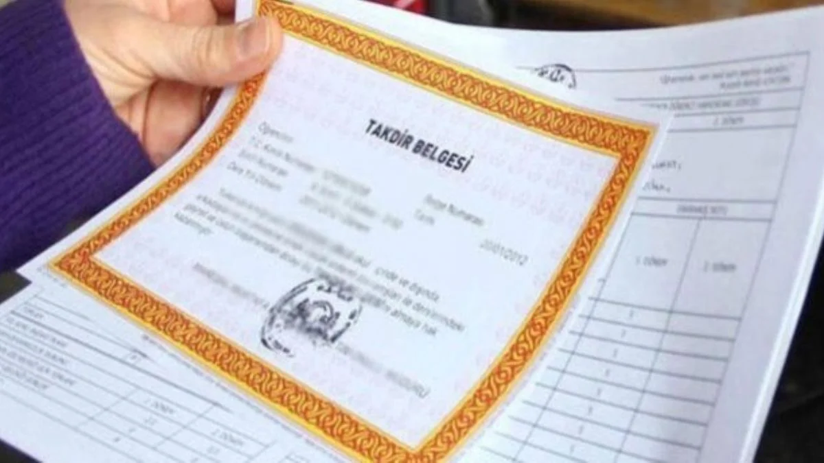 Takdir belgesi kaç puanla alınır? Teşekkür ve takdir belgesi puanı hesapla | Takdir Teşekkür belgesi not ortalaması hesaplama