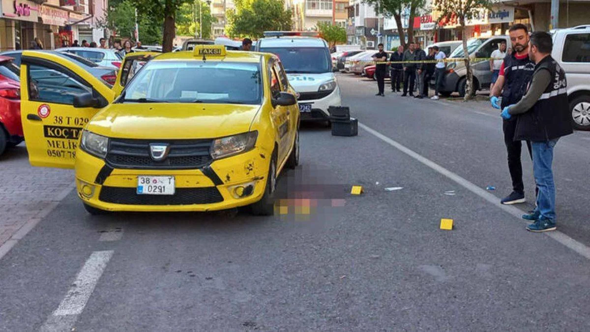 Taksi şoförünün başına silahla ateş etti