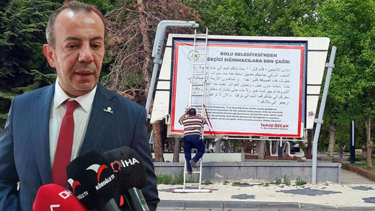 Tanju Özcan'ın ilanları kaldırıldı; 'Alın beni hapse atın'