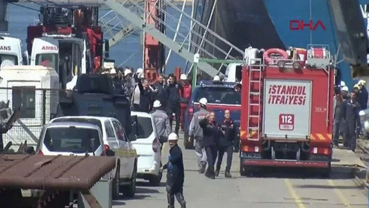 Tuzla tersanesinde 4 işçi gazdan zehirlendi