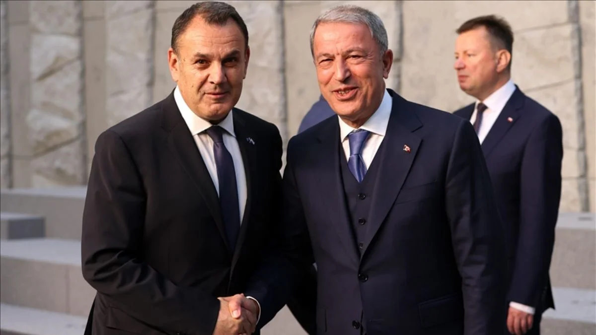 Bakan Akar, Yunan mevkidaşı Panagiotopoulos ile görüştü