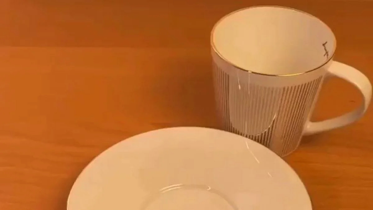 Görenleri şaşkına çeviren fincan!