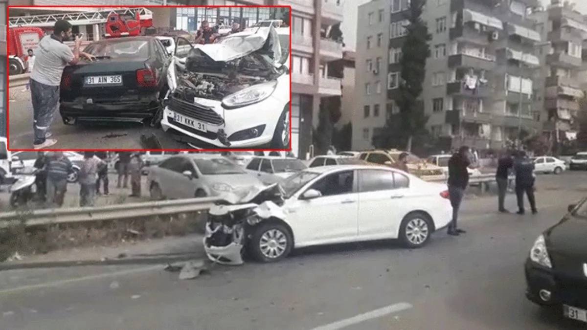 İntihar girişimini izlerken zincirleme kaza: 4 yaralı
