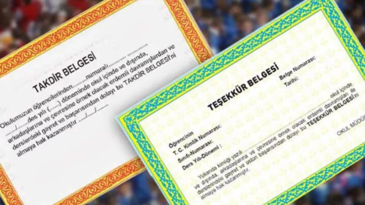 Karnesinde 2 olan teşekkür belgesi alabilir mi? Türkçe, Edebiyat ve Matematik dersi 2 olunca teşekkür verilir mi? (İlkokul, Ortaokul, Lise)