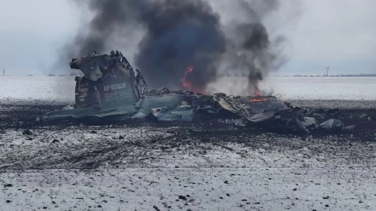 Rusya'da Su-25 savaş uçağı düştü