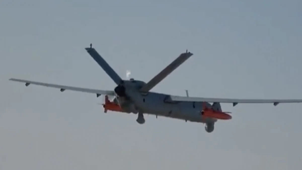 'ŞİMŞEK' dronu istenilen bölgeye başarıyla bırakıldı