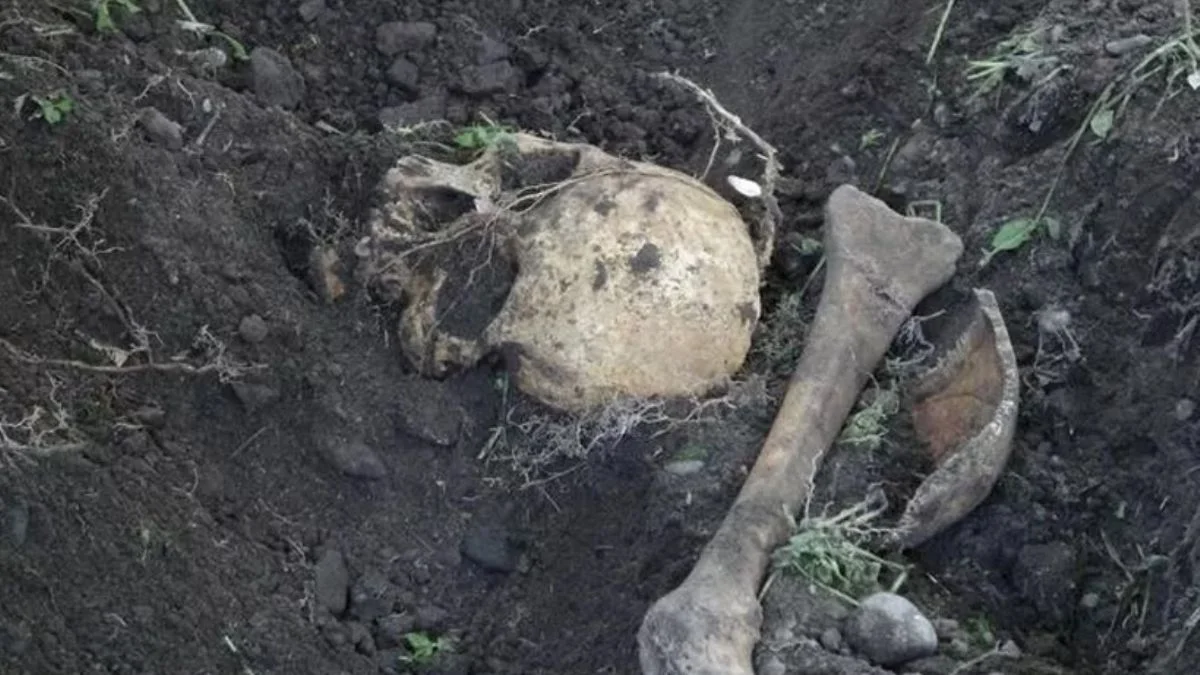 Su için yapılan kazıda kafatası ve kemik parçaları bulundu