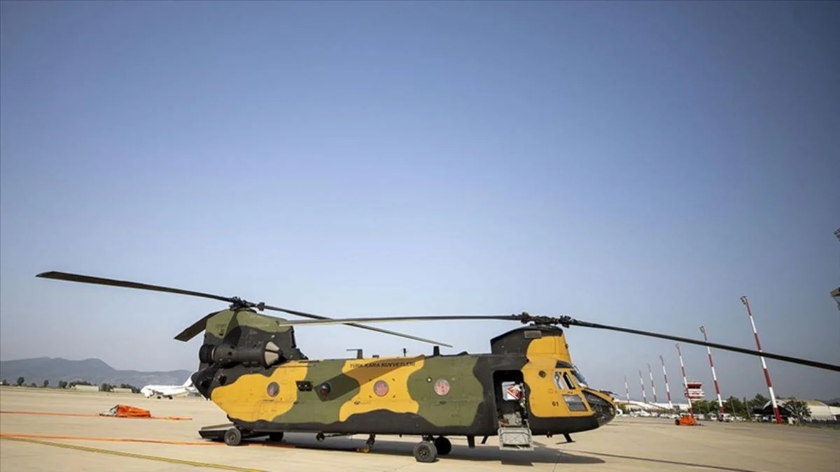 Türkiye'nin en büyük yangın söndürme helikopteri