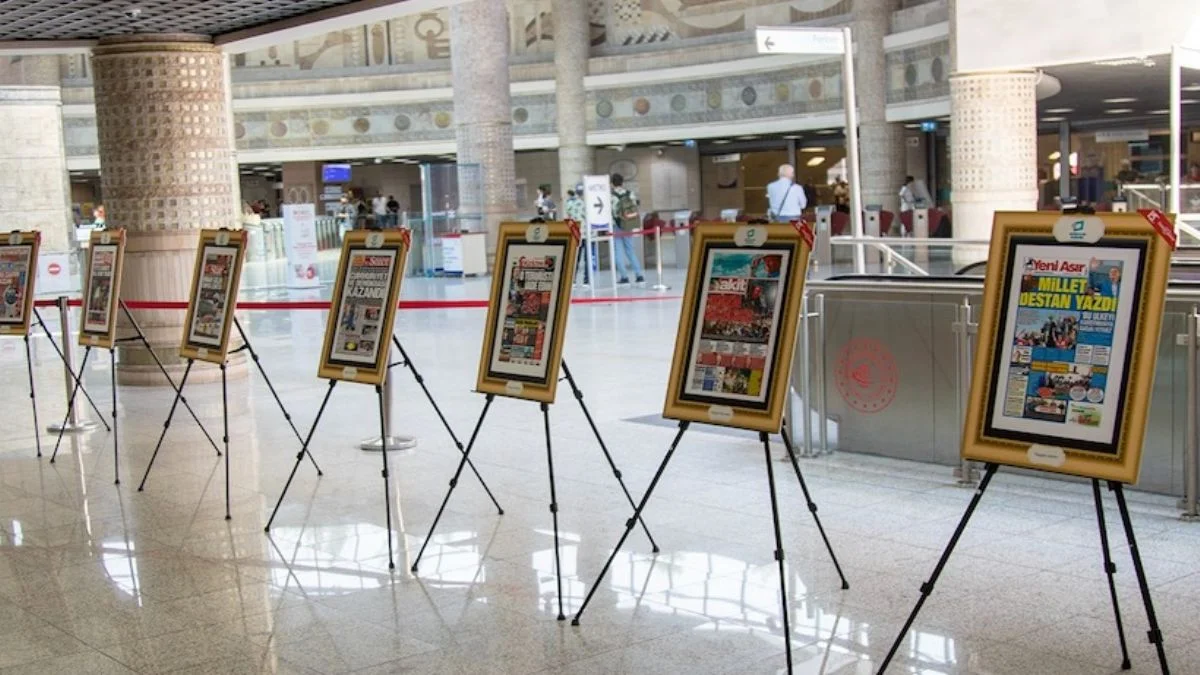 15 Temmuz ve Manşetler sergisi açıldı