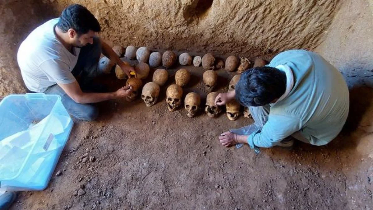 Adıyaman'da 1600 yıllık insan iskeletleri bulundu
