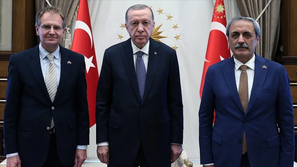 Erdoğan, Almanya Federal Başsavcısı Frank'ı kabul etti