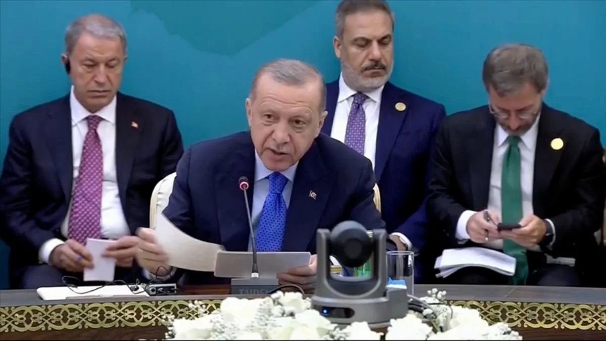Erdoğan'ın üçlü zirve konuşmasında Suriye vurgusu