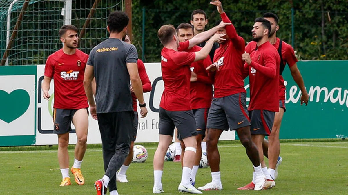 Galatasaray antrenmanında gerginlik!