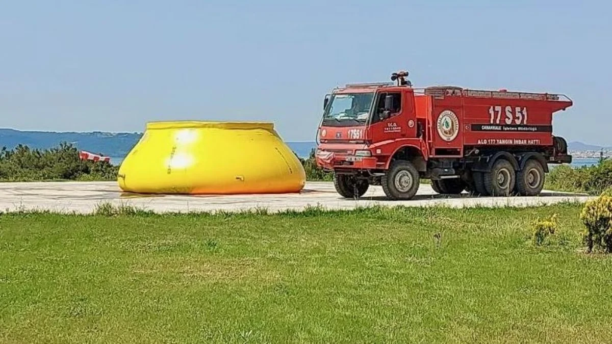 Orman yangınlarına müdahalede 'taşınabilir akıllı entegre havuz'