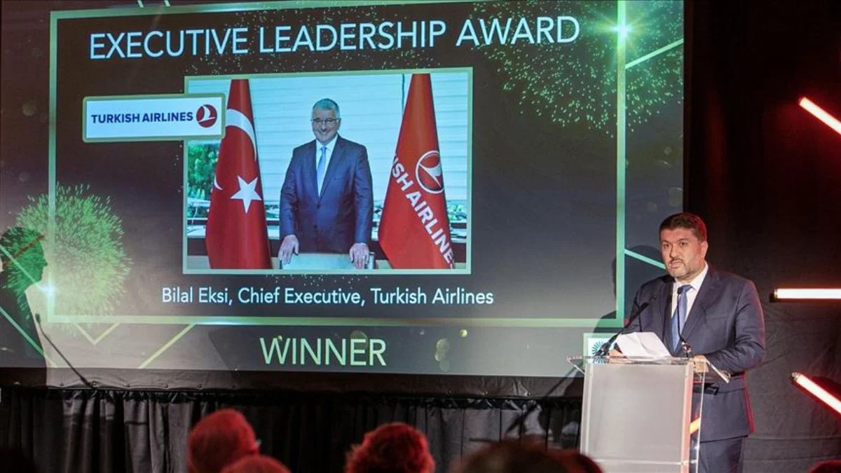Türk Hava Yolları Genel Müdürü Bilal Ekşi "Üst Düzey Liderlik" ödülü aldı