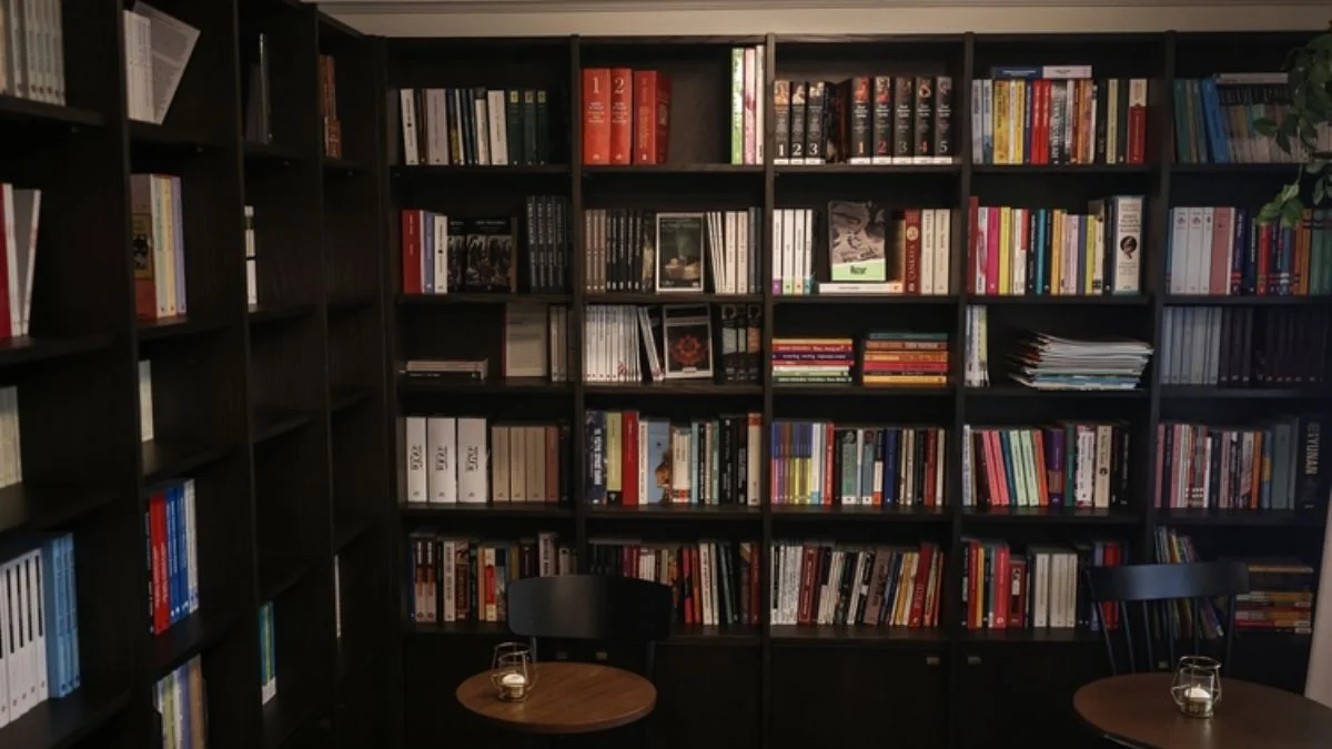 Üsküdar'da yayın evinin kurduğu kitap kafe, okurların gözdesi oldu