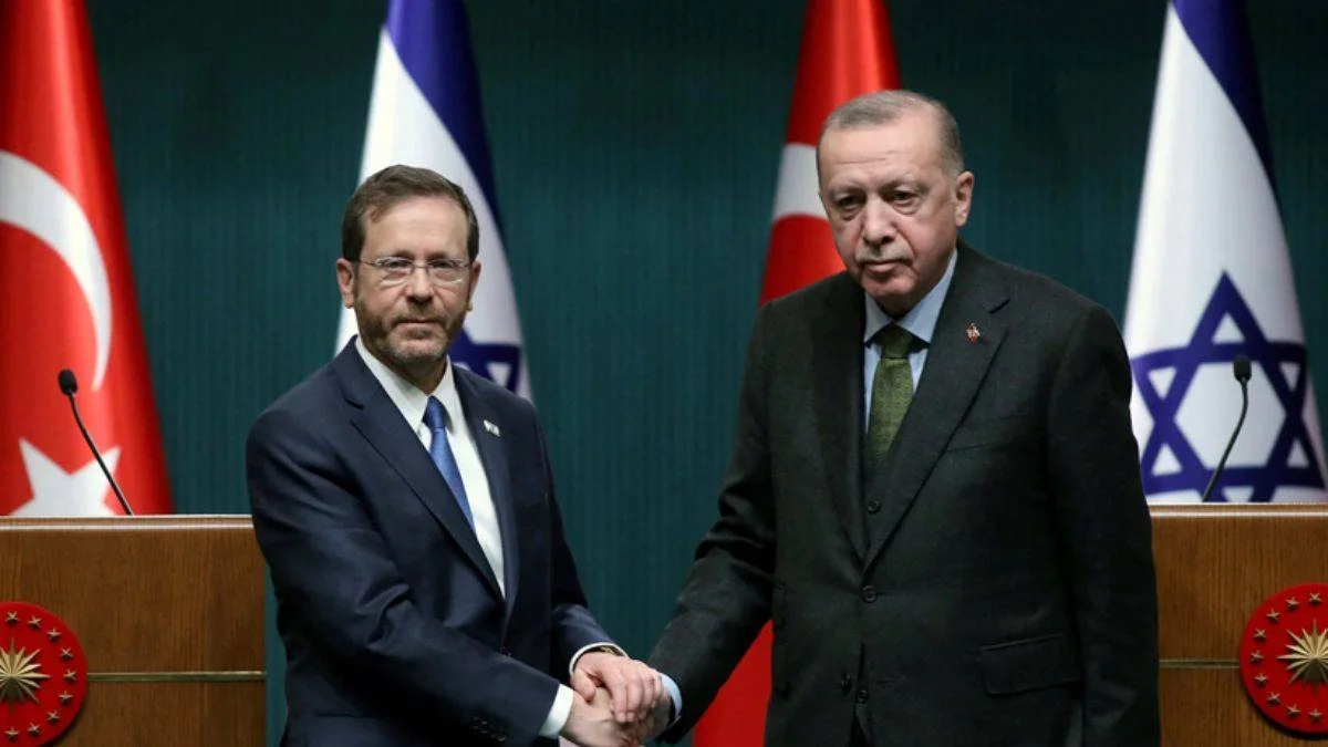 Cumhurbaşkanı Erdoğan, İsrailli mevkidaşı Herzog ile görüştü