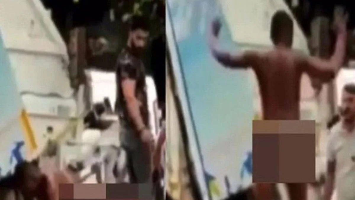 Esenyurt'ta çıplak zenci skandalı
