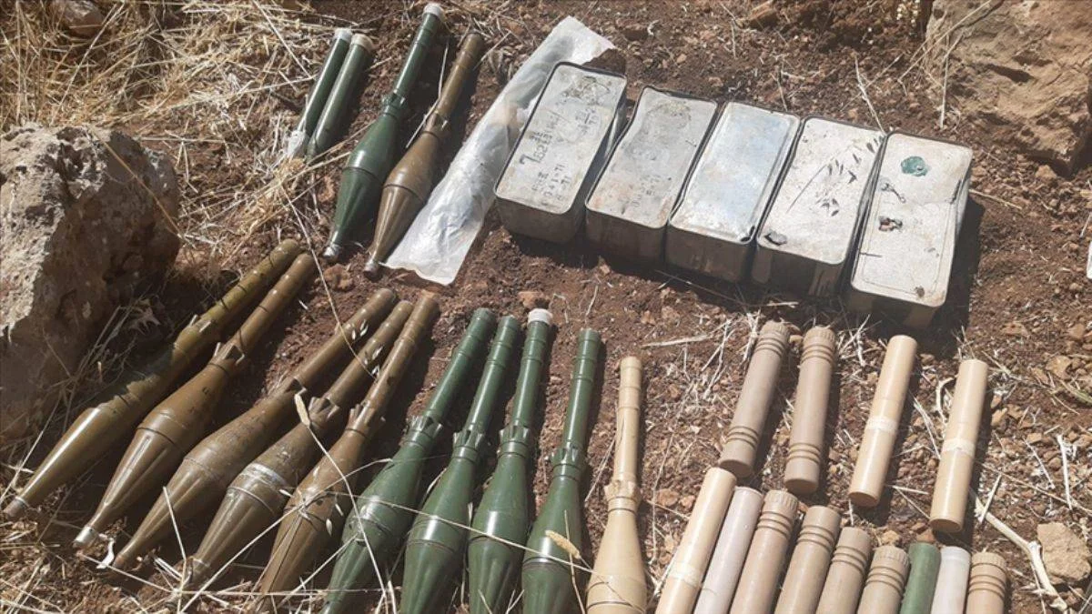 MSB: PKK/YPG mühimmatı ele geçirildi