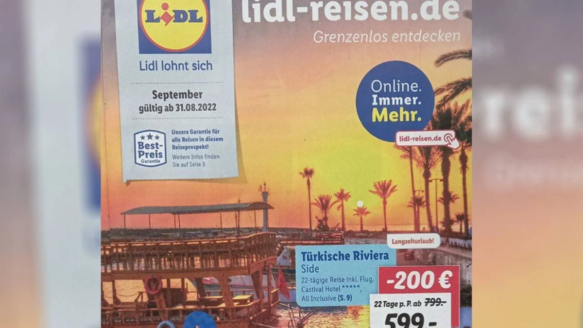 Alman marketin ''Türkiye tatili fırsatı'' gündem oldu: 22 günlük tatil 599 euro