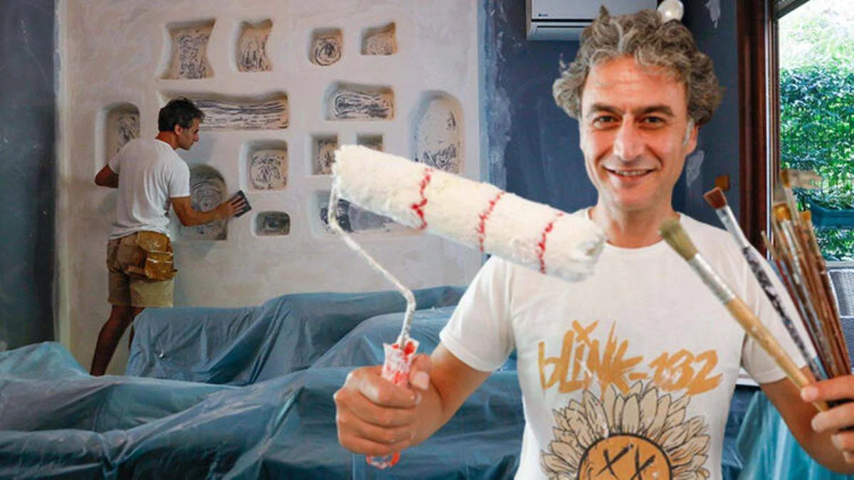 Gibi dizisinden etkilendi: Karikatürist Serkan Yılmaz badanacı oldu